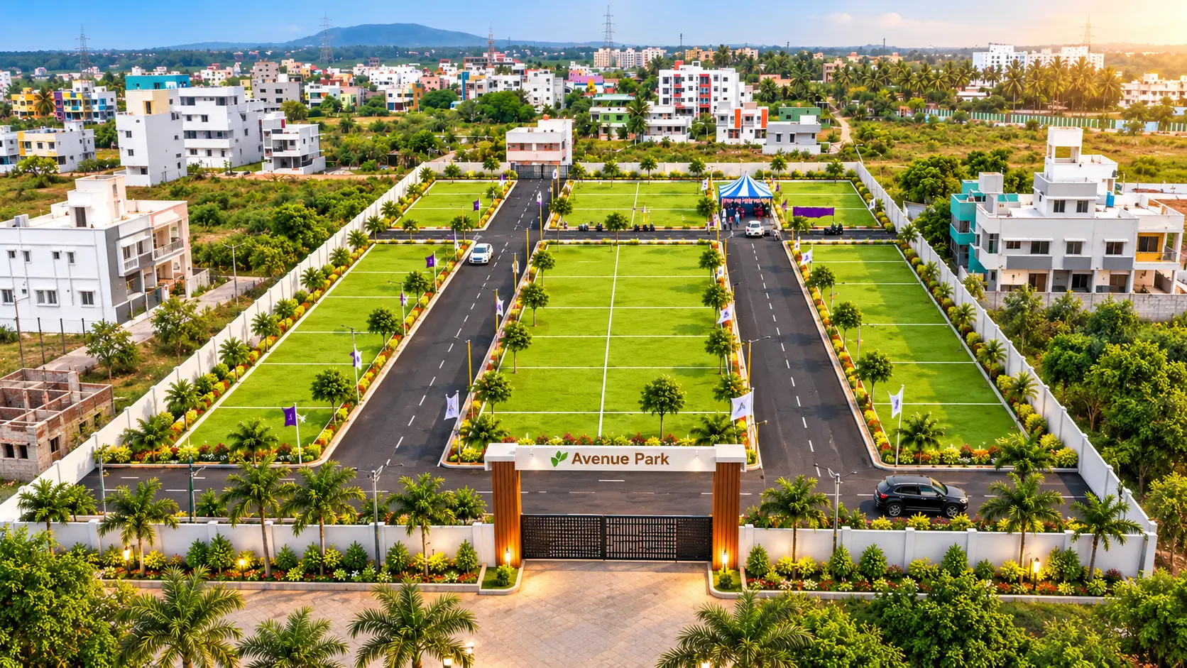 MOP gated community entrance